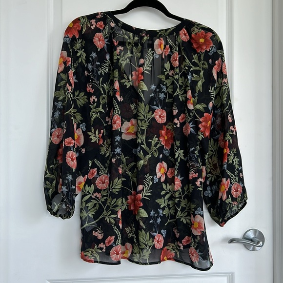 JOIE silk floral blouse - Picture 5 of 5